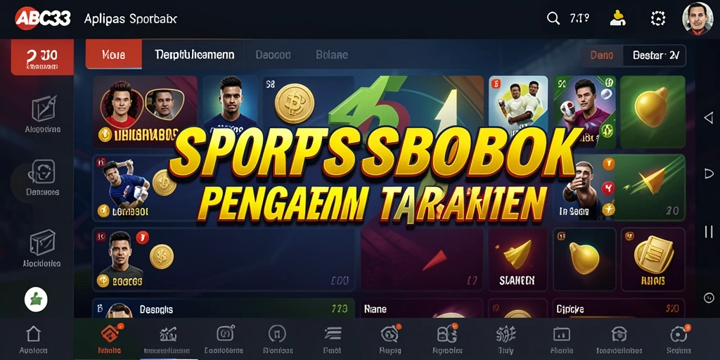 Tampilan gameplay Sportsbook yang menarik dan interaktif di ABC33.