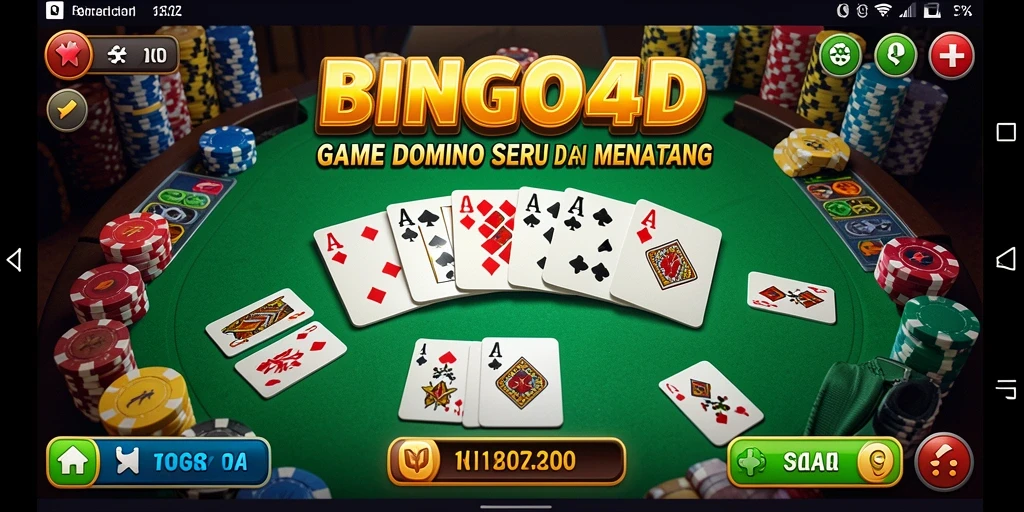 Tampilan gameplay BINGO4D yang seru dan interaktif.