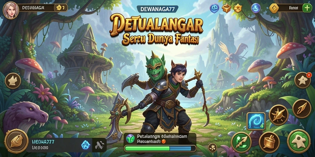 Gameplay DEWANAGA77 yang seru dan mendebarkan.
