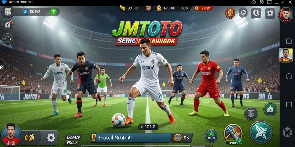 Tampilan gameplay seru di lapangan virtual JMTOTO.