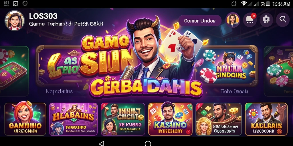 Tampilan gameplay menarik dari LOS303 dengan suasana kasino yang nyata.