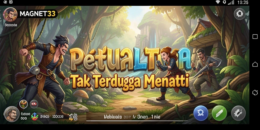 Tampilan gameplay MAGNET33 dengan petualangan menyerupai dunia nyata.