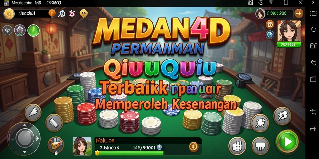 Tampilan gameplay seru QiuQiu di MEDAN4D.