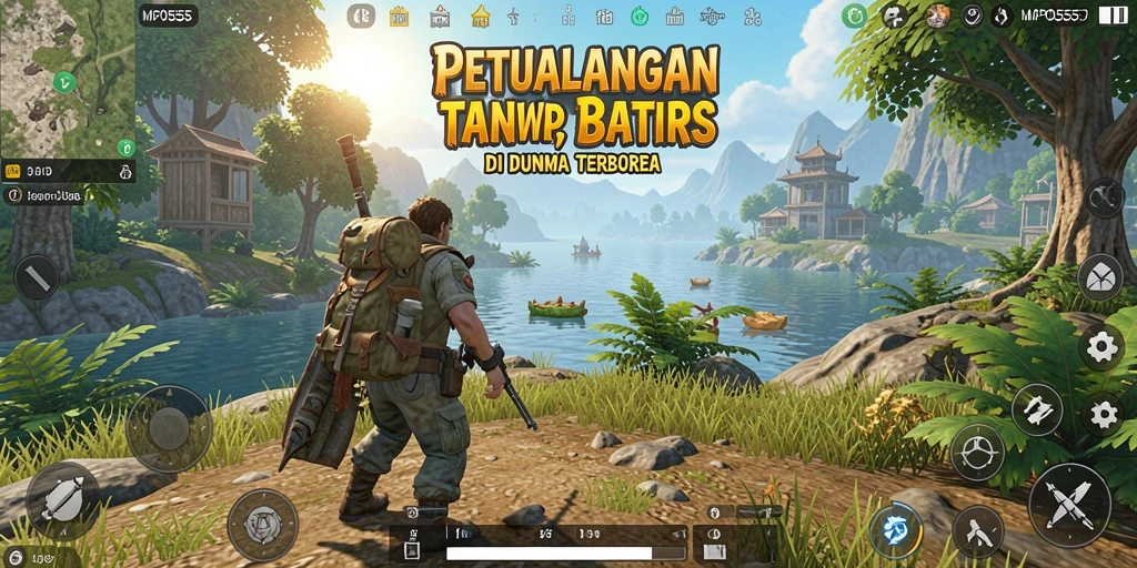Gameplay MPO555 menampilkan dunia terbuka yang luas dan penuh petualangan.