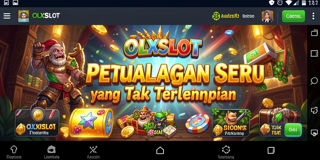 Screenshot gameplay <strong>OLXSLOT</strong> menampilkan suasana petualangan yang mendebarkan.