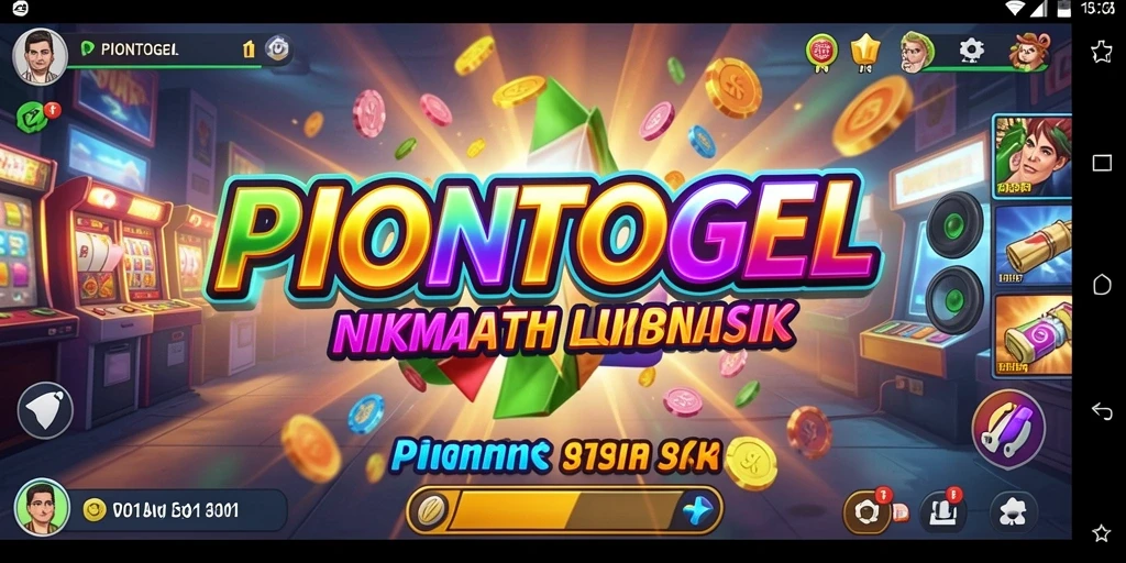 Tampilan gameplay interaktif di aplikasi PIONTOGEL yang memukau.