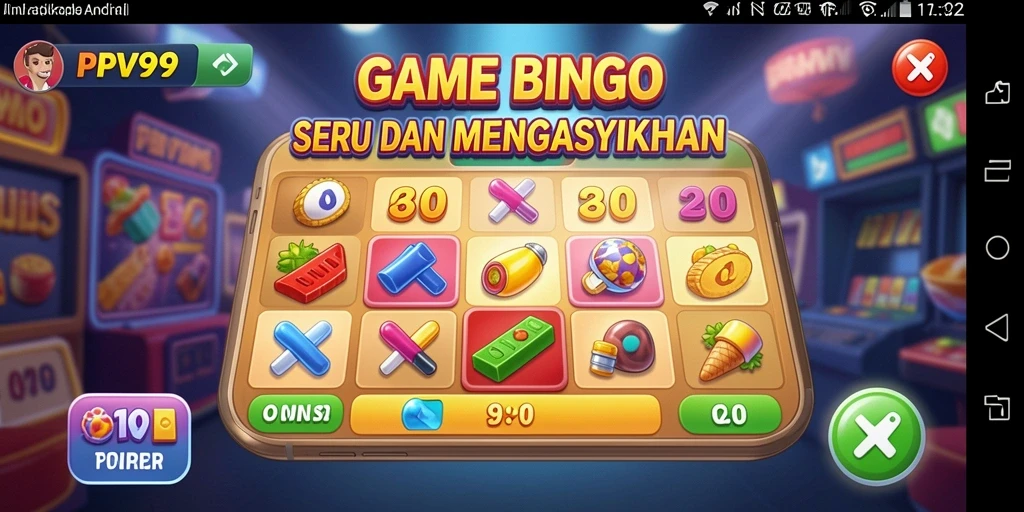 Tampilan gameplay PPV99 yang menarik dalam permainan Bingo.
