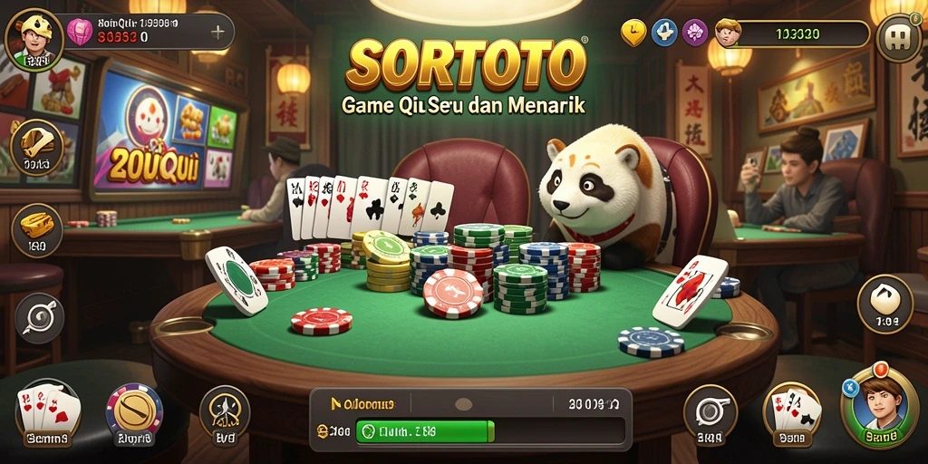 Tampilan gameplay SORTOTO yang seru dan kompetitif.